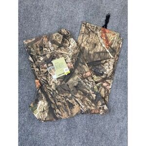 NWT Mossy Oak Pants Mens XXL 44-46 Camo Cargo Outdoor Hunting Drawstring